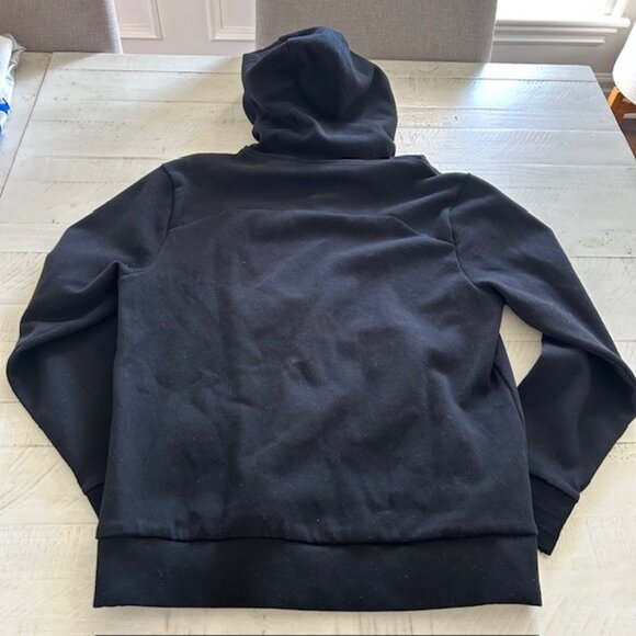 hugo boss  brand-appliqué regular-fit cotton-blend hoody - Picture 4 of 4